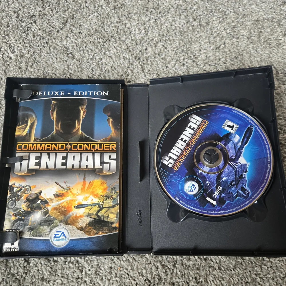 Command & Conquer: Generals Deluxe Edition PC Game - EA Games Black Case